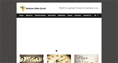 Desktop Screenshot of madisonbiblechurch.net